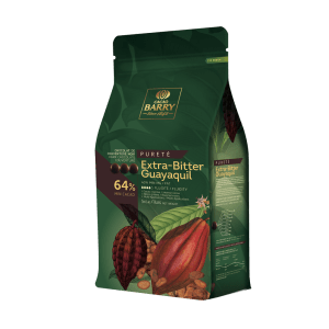 Cacao Barry Guayaquil Dark Chocolate Pistoles 64%  11 lbs