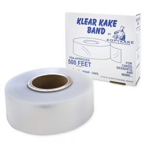 Plastic Acetate Cake Band - 500 ft - Available in Different Sizes