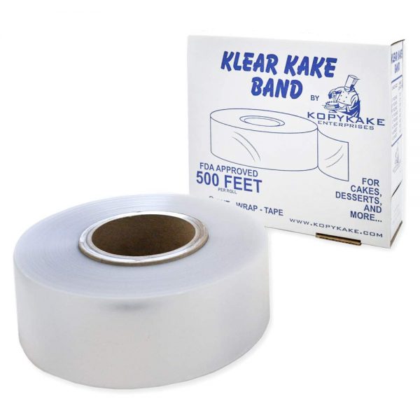 Plastic Acetate Cake Band - 500 ft - Available in Different Sizes
