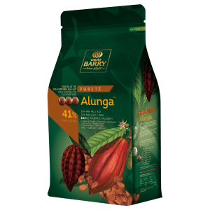 Cacao Barry Alunga Milk Chocolate Pistoles 41%   11 lbs