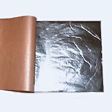 Divine Specialties Silver Leaf Edible 3.5' x 3.5'  (25 sheets)