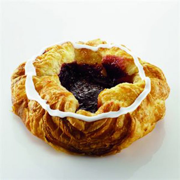 Large Raspberry Crown Danish - 3.2 oz