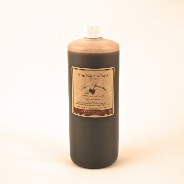 Bourbon Madagascar Vanilla Paste. Available in Quarts or Gallons