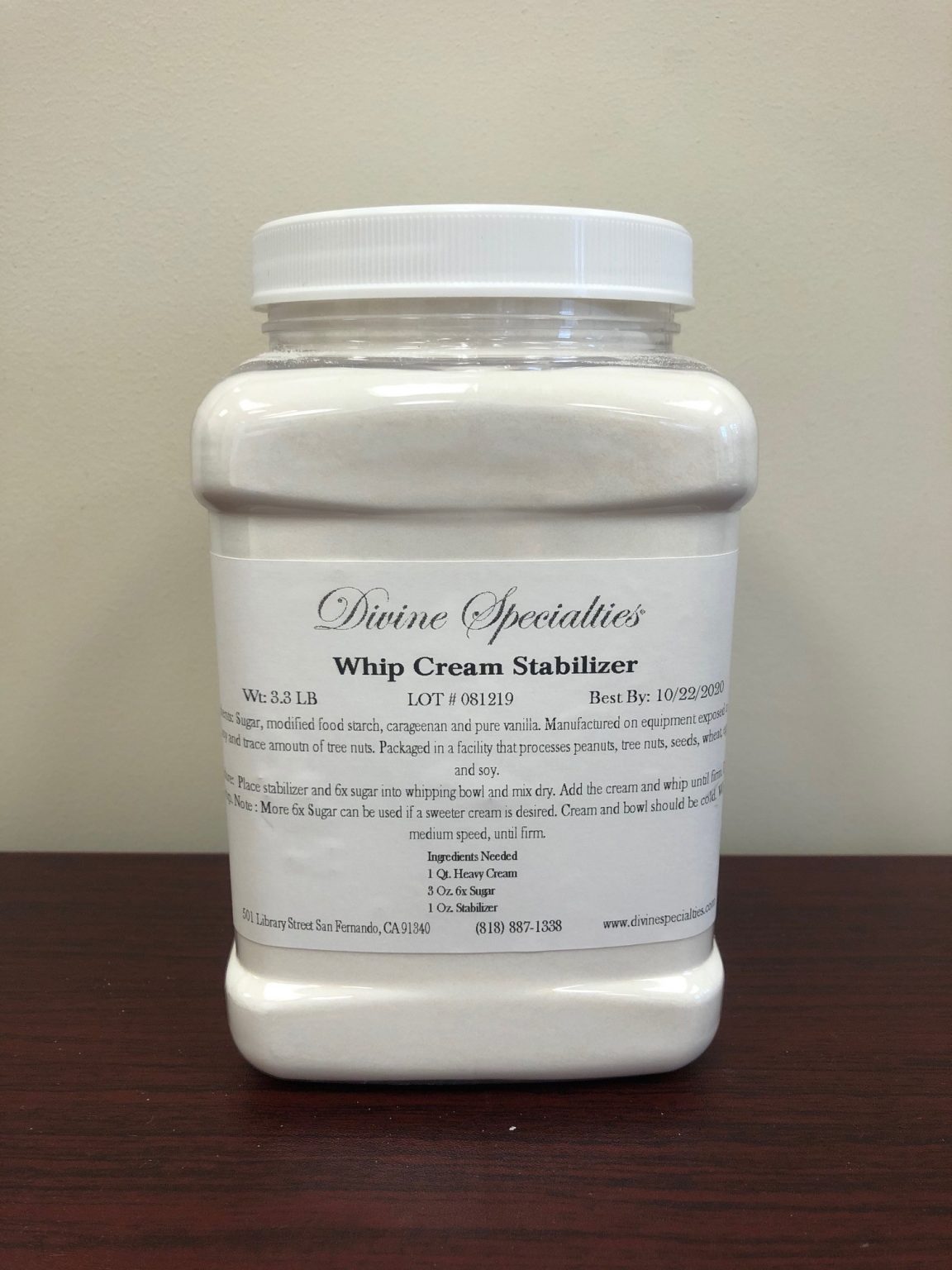 What Is Stabilizer For Whipped Cream at Robert Obrien blog