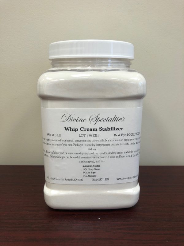 Whipped Cream Stabilizer - Powder  3.3 lbs
