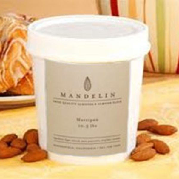 Mandelin Marzipan Almond Paste - Blanched 30% 10.5 lbs
