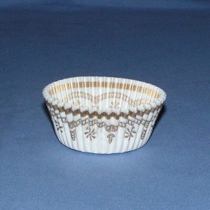 White w/Gold Design - 1000 pcs