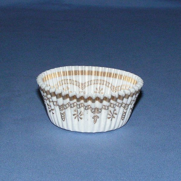 White w/Gold Design - 1000 pcs