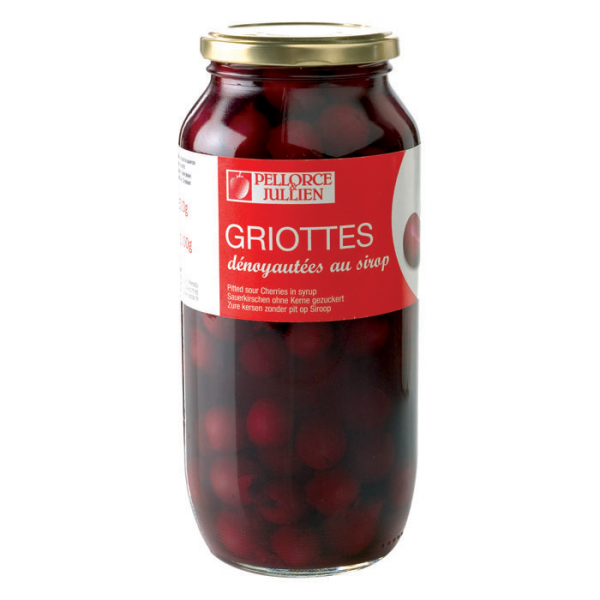 Pellorce & Jullien - Griottes Pitted Sour Cherries in Syrup 35.3oz