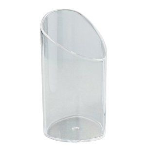 Slanted Style Plastic Cup - 100pcs 2.7 oz