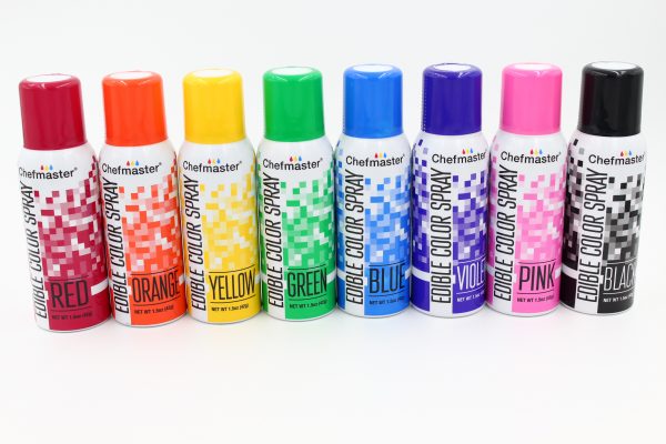 ChefMaster Edible Sprays 1.5oz Available in a variety of colors