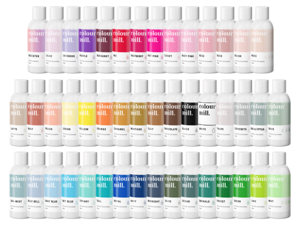 Colour Mill - Oil Blend Coloring - Original 34 Colors Included - 100 mL each