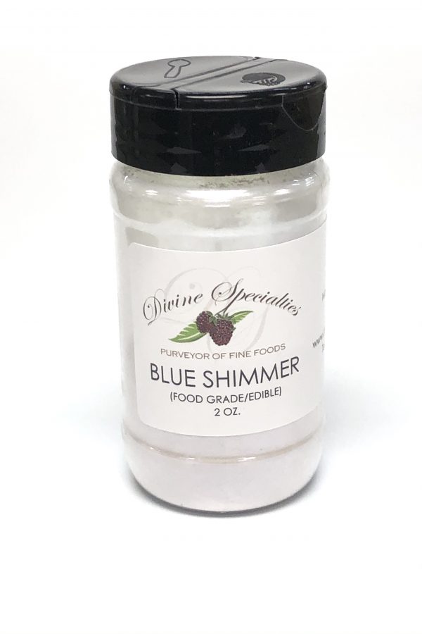 Divine Specialties Blue Shimmer Luster Dust (Edible) - 2 oz.