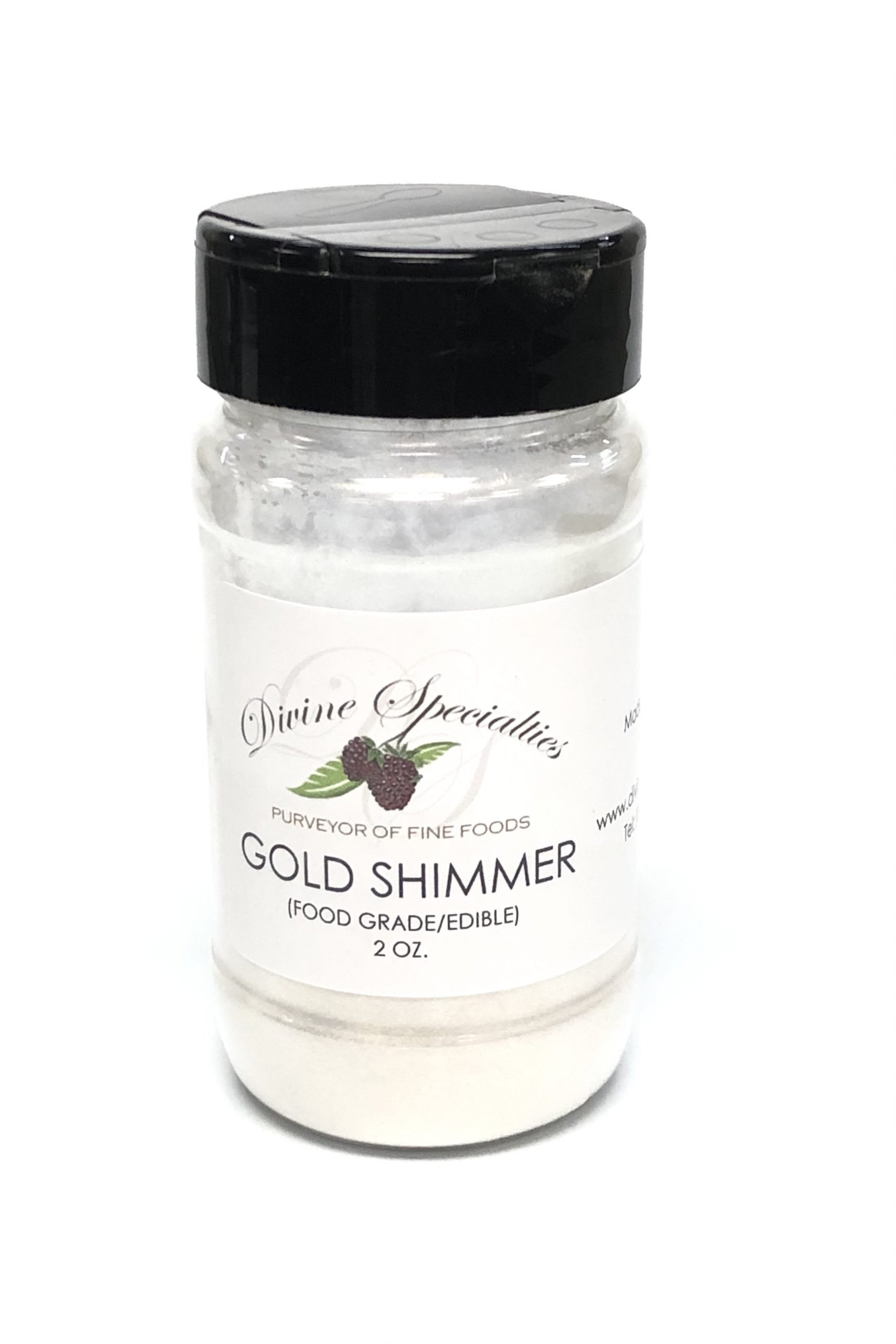 Divine Specialties Gold Shimmer Luster Dust (Edible) - 2oz