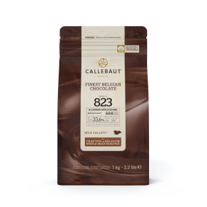 Callebaut Milk Chocolate Discs 33% 2.2 lbs (Repacked)