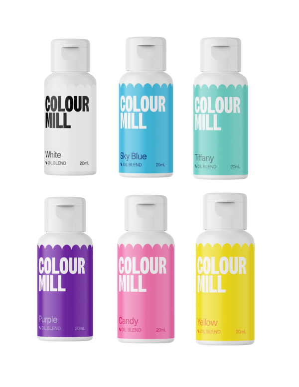 Colour Mill - Oil Blend Coloring - RAINBOW COMBO PACK - 20ml - 6 Colors