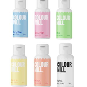 Colour Mill - Oil Blend Coloring - PASTEL COMBO PACK - 20ml - 6 Colors