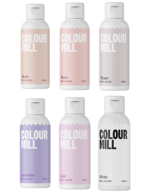 Colour Mill - Oil Blend Coloring - NUDE COMBO PACK - 100ml - 6 Colors