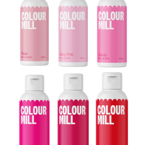 Colour Mill  - Oil Blend Coloring - PINK COMBO PACK - 100ml - 6 Colors