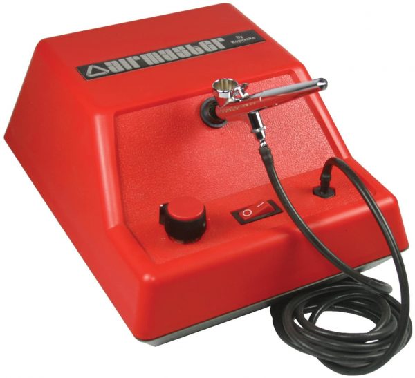 Kopykake Airmaster Airbrush Machine - Red in color