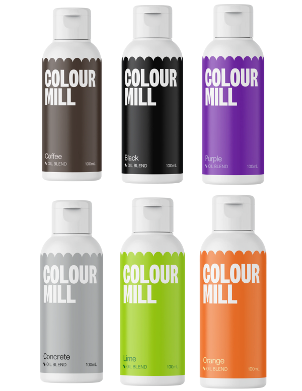 Colour Mill - Oil Blend Coloring - HALLOWEEN COMBO PACK - 100ml - 6 Colors