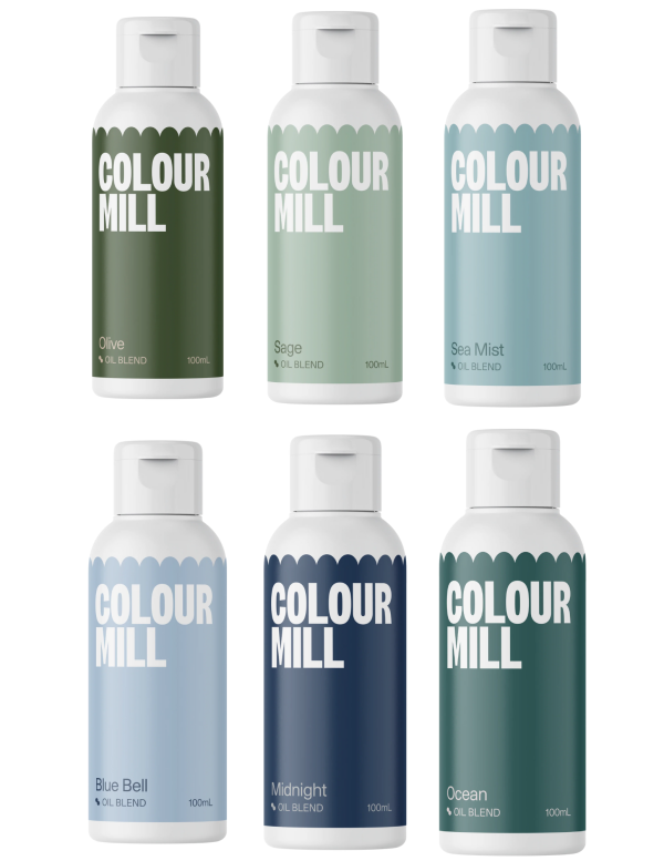 Colour Mill - Oil Blend Coloring - Coastal Pack - 100ml - 6 Colors