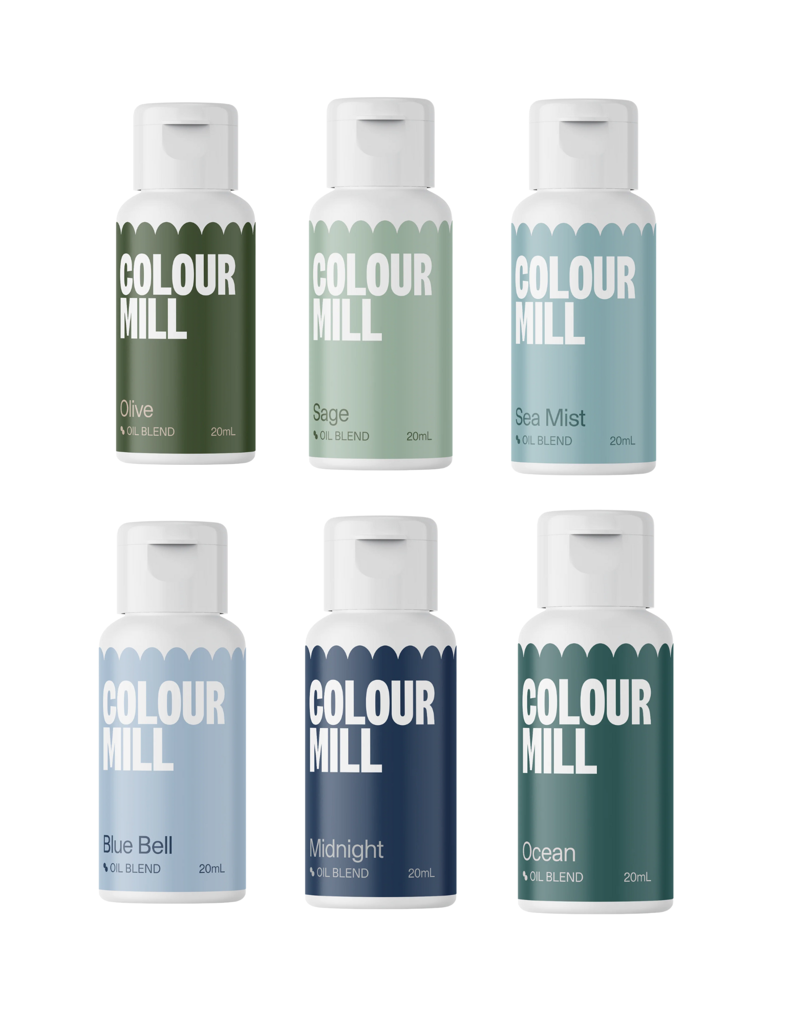 Colour Mill - Oil Blend Coloring - Coastal Combo Pack - 20ml - 6
