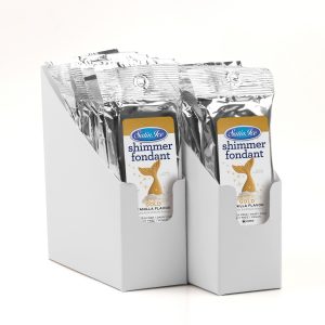 Satin Ice Shimmer Fondant - 4.4 oz. - Available in Different Colors (Kosher/Parve)