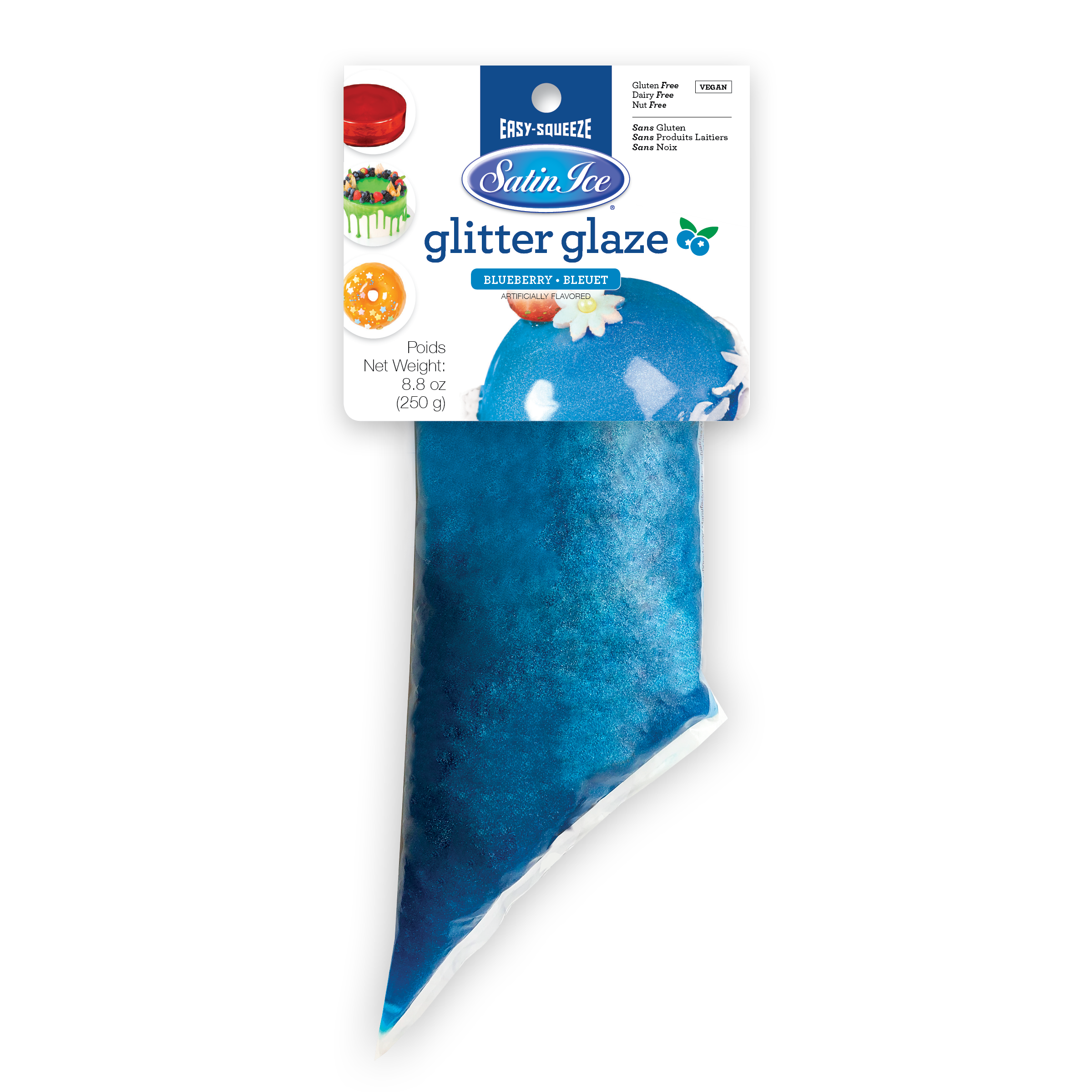 coupon video Installatie Satin Ice Glitter Glaze - 8.8oz Bags - Divine Specialties