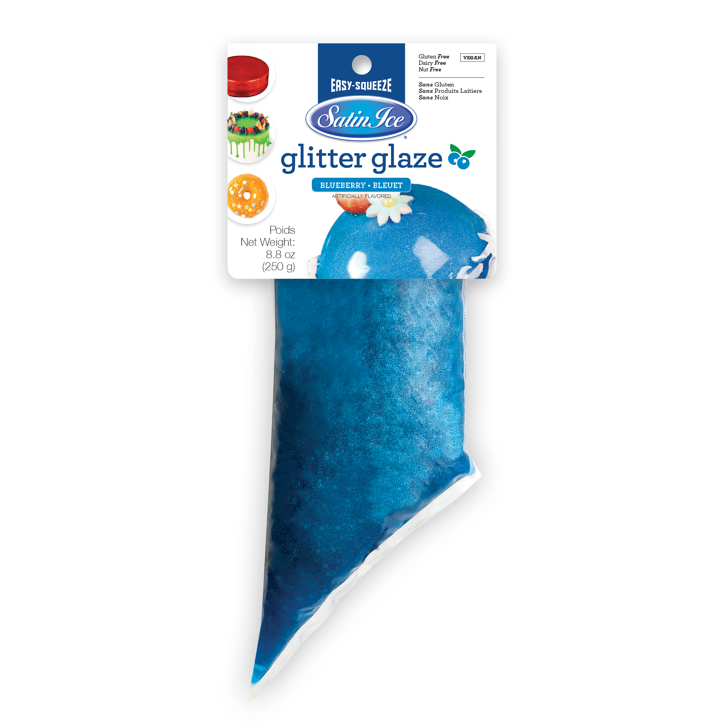 coupon video Installatie Satin Ice Glitter Glaze - 8.8oz Bags - Divine Specialties