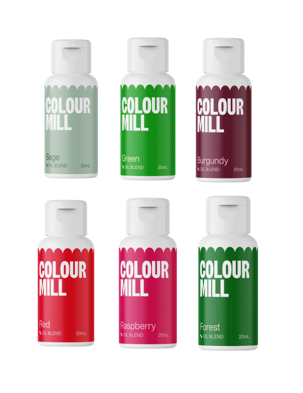 Colour Mill - Oil Blend Coloring - CHRISTMAS COMBO PACK - 20ml - 6 Colors
