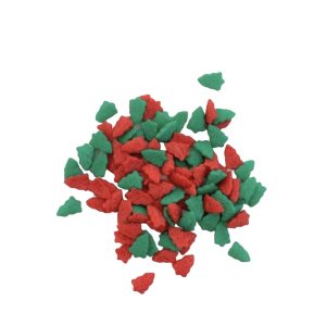Holly Shapes - Red and Green Trees - Christmas Sprinkles