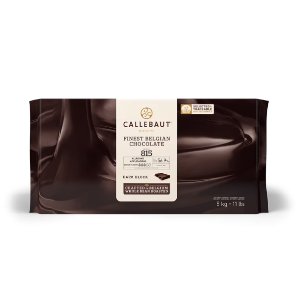Callebaut Dark Block 56.9% (kosher/parve) 11 lbs