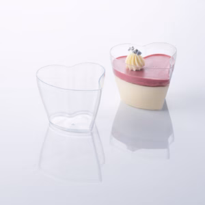 Heart Cups -100 pcs 3.38 oz