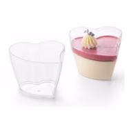 Heart Cups -100 pcs 3.38 oz