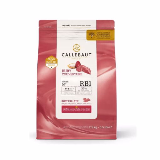 Callebaut Ruby Chocolate Callets 33% 2.5kg