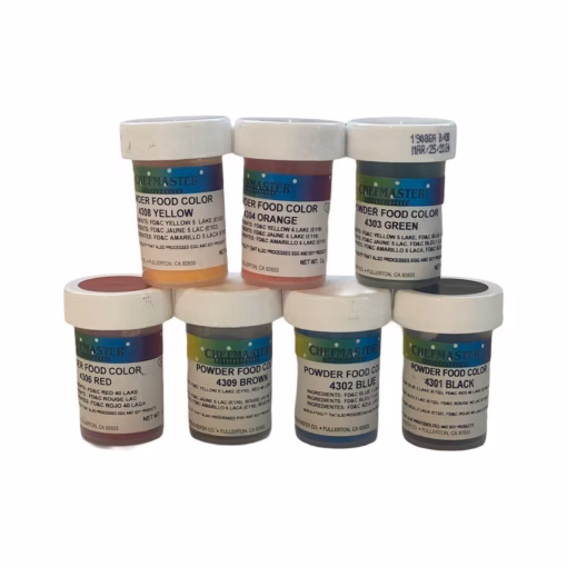 ChefMaster Dry Powder Candy Colors - 3 Grams Available in a range of colors(kosher/parve)