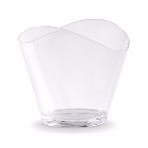 Wave Style Cups - 100 pcs