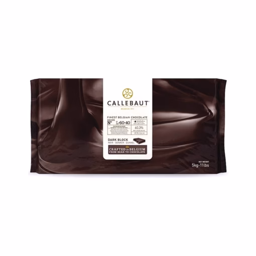 Callebaut Dark Block 60% (kosher/parve) 11 lbs