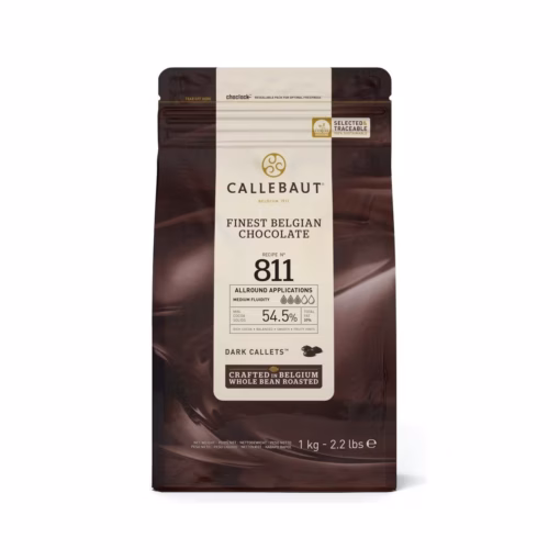 Callebaut Dark Chocolate Callets 54% 2.2lbs (Repacked)