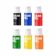 Colour Mill - Oil Blend Coloring - PRIMARY COMBO PACK - 20 ml - 6 Colors