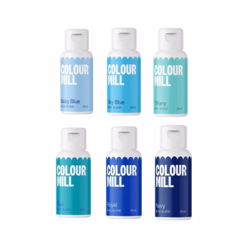 Colour Mill - Oil Blend Coloring - BLUE COMBO PACK - 20ml - 6 Colors