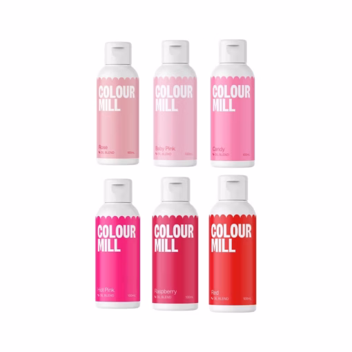 Colour Mill - Oil Blend Coloring - PINK COMBO PACK - 100ml - 6 Colors