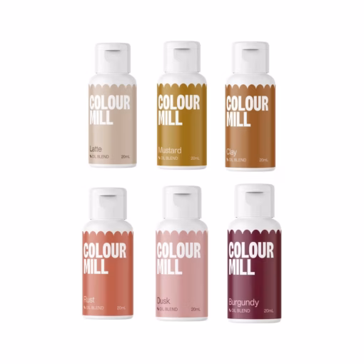 Colour Mill - Oil Blend Coloring - DESERT COMBO PACK - 20ml - 6 Colors