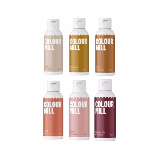 Colour Mill - Oil Blend Coloring - DESERT COMBO PACK - 100ml - 6 Colors