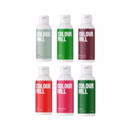 Colour Mill - Oil Blend Coloring - CHRISTMAS COMBO PACK - 100ml - 6 Colors