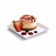 Strawberry Swirl Cheesecake 3" (24pcs)