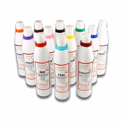 Liquid Flow Paste-8 oz  Available in a range of colors  (kosher/parve)