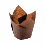 Tulip Shaped Brown Cup