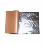 Divine Specialties Silver Leaf Edible 3.5' x 3.5'  (25 sheets)